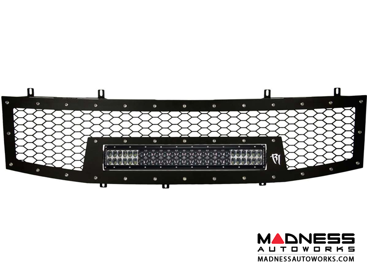 Nissan Titan LED Light Front Grille by Rigid Industries (2004 2014